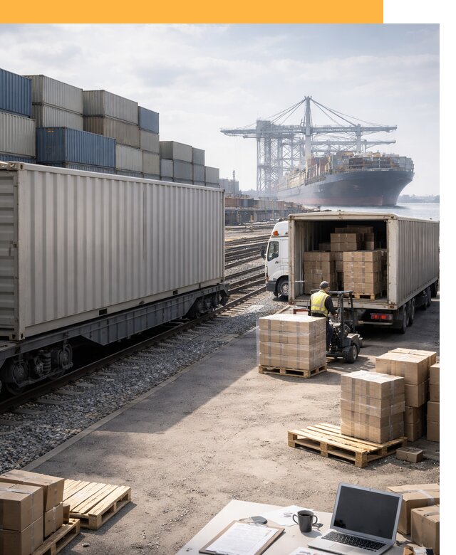 Мультимодальные перевозки грузов по миру от 46377 руб