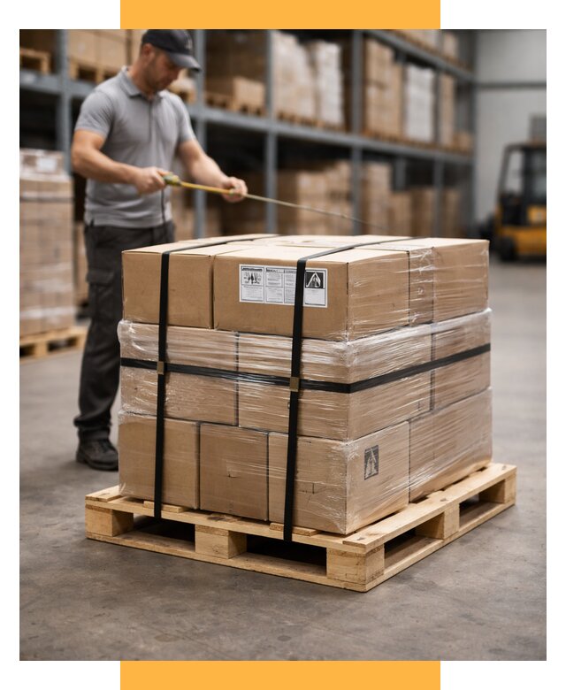 Упаковка и паллетирование грузов от 3607 р. | СетСервис-Клб