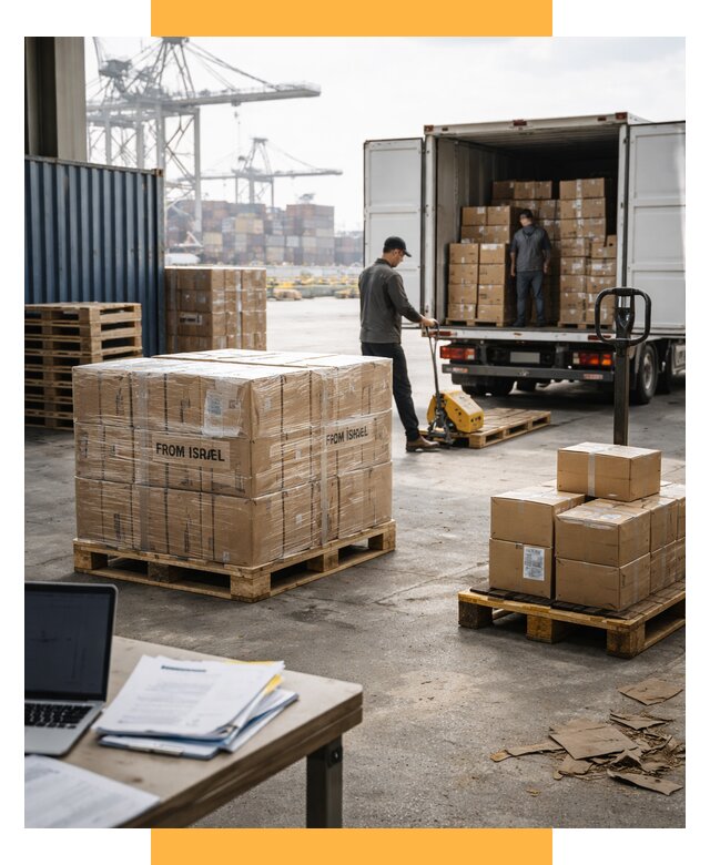 Доставка грузов из Израиля от 15459 р., логистика от СетСервис-Клб