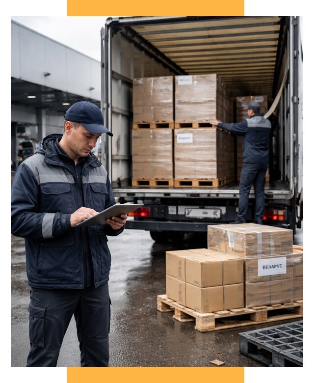 Доставка грузов из Беларуси от 15459 р. логистика СетСервис-Клб
