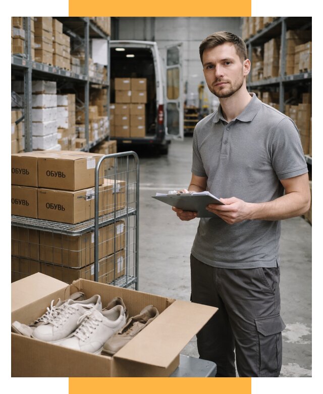 Доставка обуви из Китая и Турции от 4638 р. СетСервис-Клб