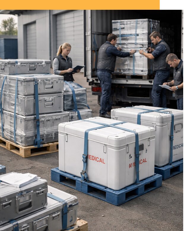 Перевозка медицинского оборудования по всему миру от 15459 руб