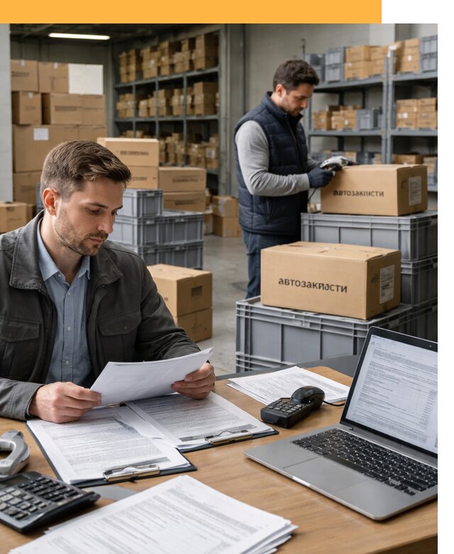 Таможенное оформление автозапчастей по выгодным тарифам от 8760