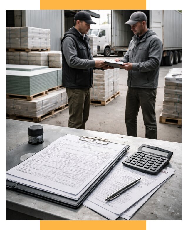 Таможенное оформление стройматериалов от 8760 р. | СетСервис-Клб